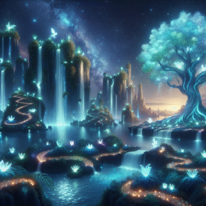 Celestial Haven: The Luminescent Isle