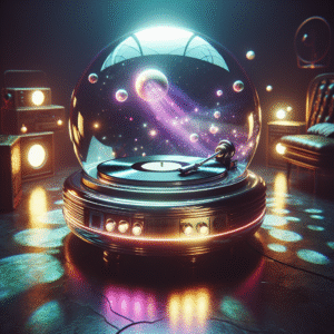 Celestial Dreamscape Vinyl Player