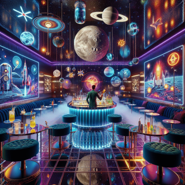 Lunar Lounge: The Cosmic Cocktail Experience