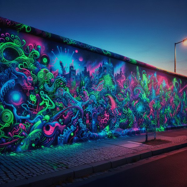 Urban Canvas: The Graffiti Glow-in-the-Dark Spray
