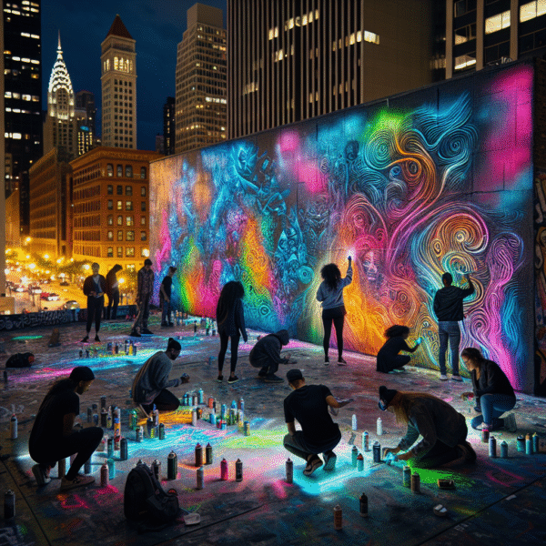 Urban Kaleidoscope: Interactive Graffiti Wall