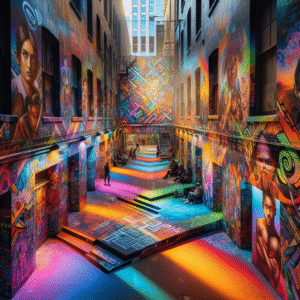 Urban Vortex: The Graffiti Labyrinth