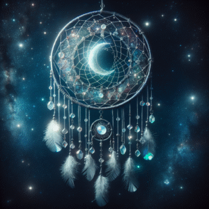 Lunar Dreamcatcher: Celestial Night Guardian
