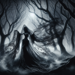 Eclipsed Elegance: The Shadowed Veil