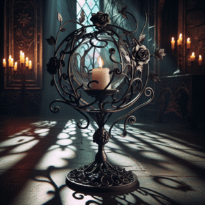 Eclipse of the Heart: A Gothic Candleholder
