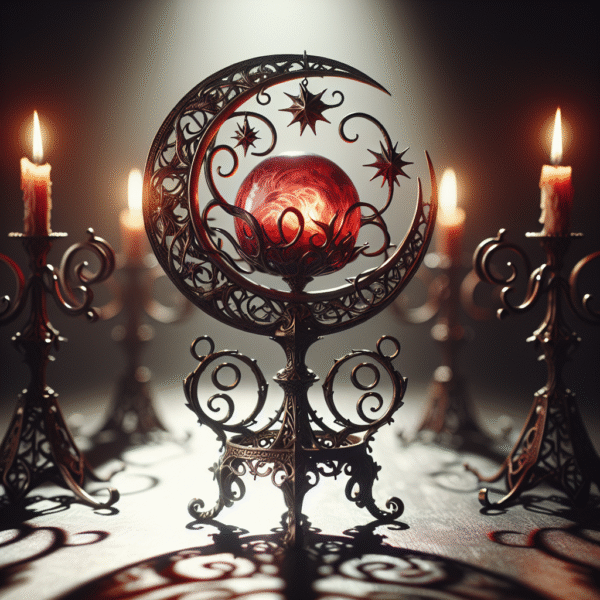 Eclipse of the Heart: A Gothic Candle Holder