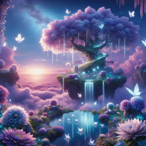 Celestial Sanctuary: The Floating Isle of Dreams