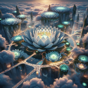 Celestial Haven: The Floating Lotus City