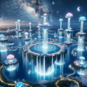 Celestial Haven: The Starlit Oasis