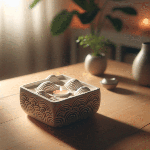 Zen Garden Candle Holder