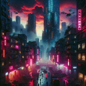 Neon Ashes: The Last Cityscape