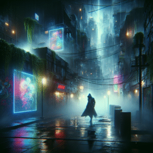 Grit & Glow: Neon Shadows of the Forgotten City