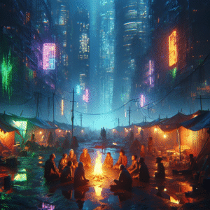 Neon Shadows: The Last Refuge