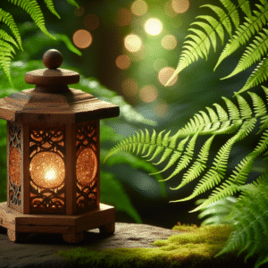 Ethereal Light Driftwood Lantern