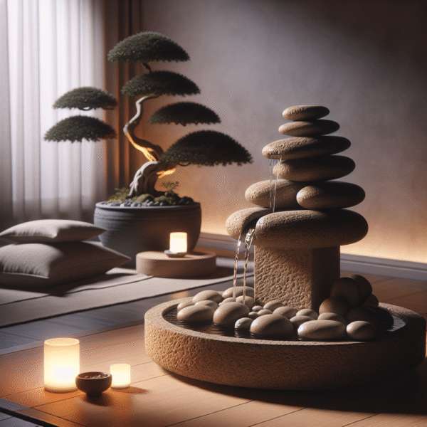 Serenity Pebble Fountain