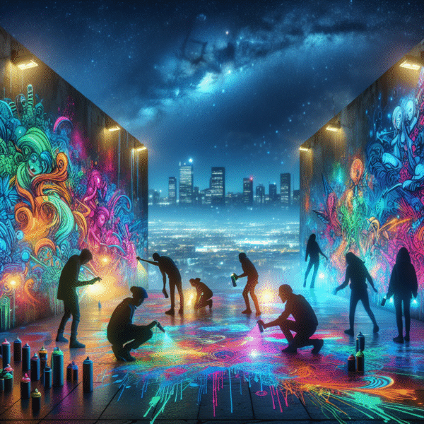 Urban Dreamscapes: The Neon Street Canvas