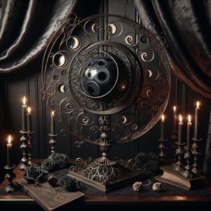 Eclipse of the Soul: A Gothic Candle Holder