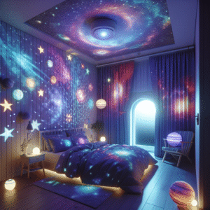 Galactic Dreamscapes: Nebula Nightlight Projector
