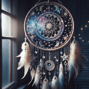 Stellar Dreamcatcher: A Celestial Guardian