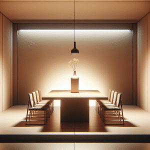 Pure Minimalist Dining